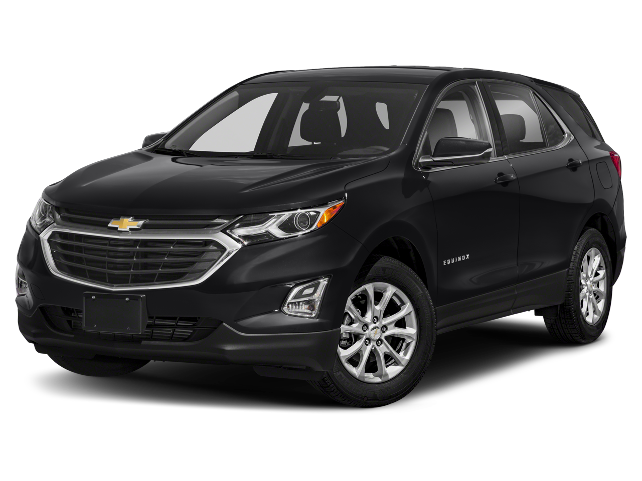 2019 Chevrolet Equinox LT in Summit White — front three-quarter view