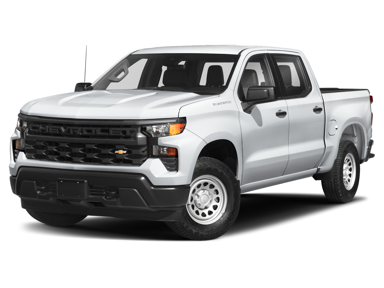 2023 Chevrolet Silverado 1500 RST in Dark Ash Metallic — front three-quarter view