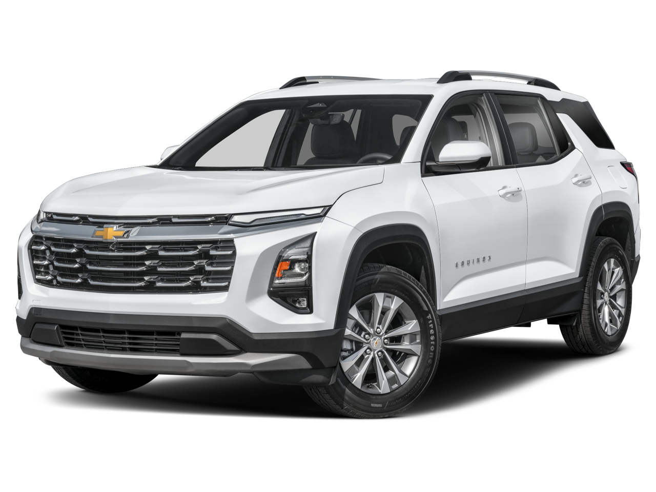 2025 Chevrolet Equinox LT in Mosaic Black Metallic — front three-quarter view