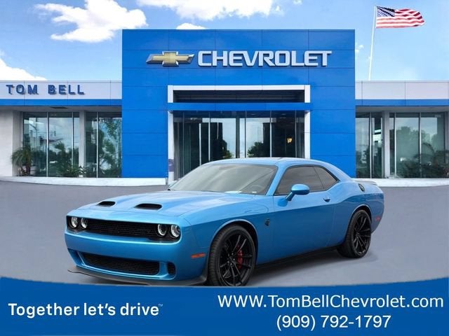 2023 Dodge Challenger SRT Hellcat Jailbreak in Blue — front three-quarter view