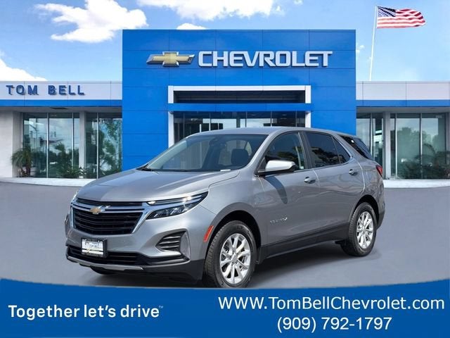2024 Chevrolet Equinox LT in Sterling Gray Metallic — front three-quarter view