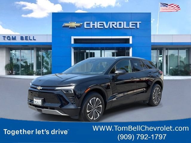2024 Chevrolet Blazer EV LT in Black — front three-quarter view